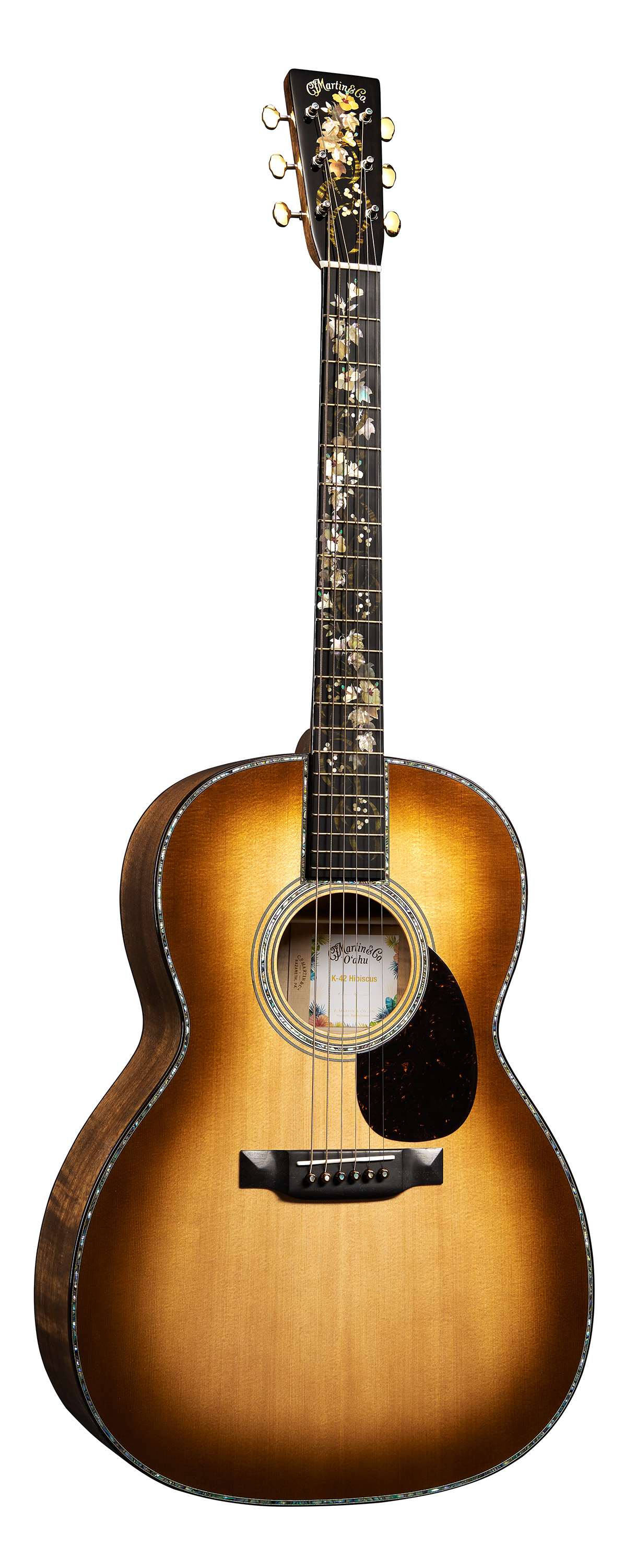 Martin O'ahu K-42 Hibiscus Guitar image number 1